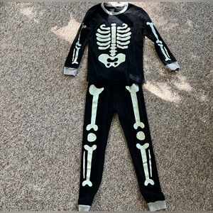Kids Glow in the dark Bone costume or Pajamas 10